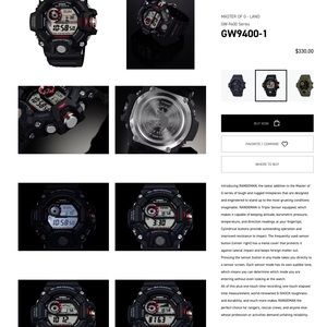 CASIO SOLAR RANGEMAN WATCH